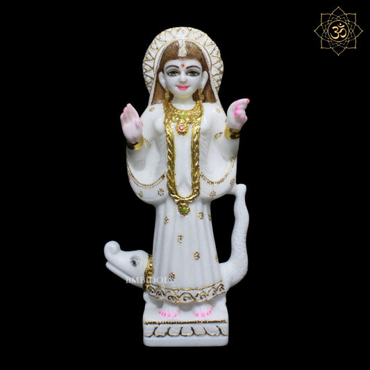 Marble Khodiyar Maa Murti for Homes and Temples in 15inches