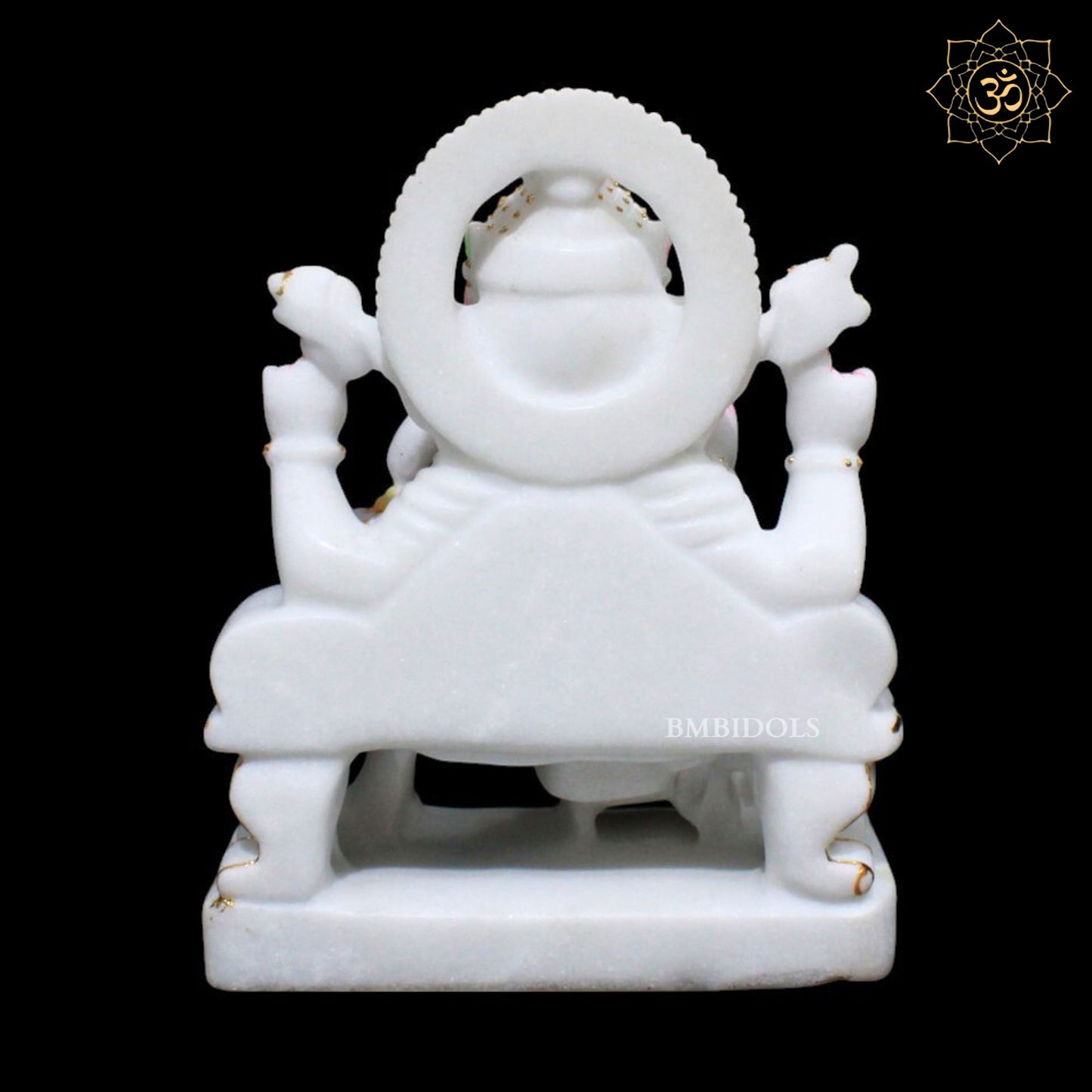 Marble Ganesha Statue for Home Mandirs in 9inches