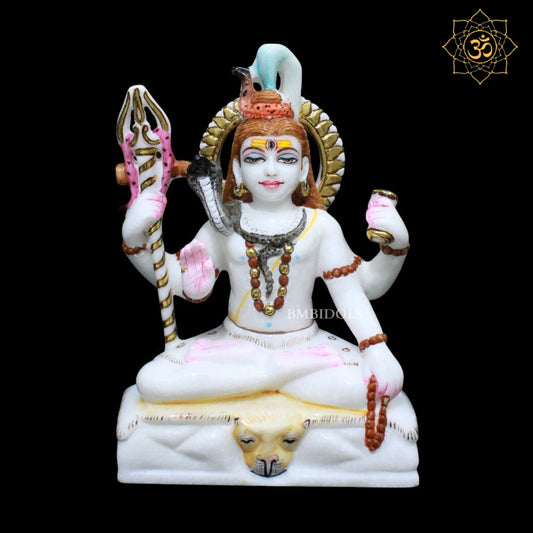 Shiva Marble Murti for Homes and Temples in 10inches