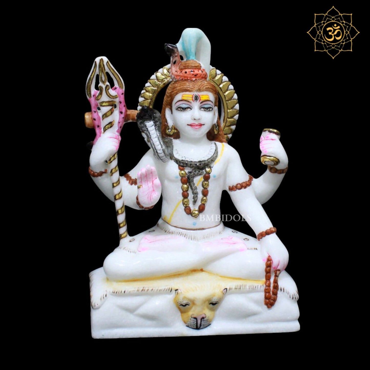 Shiva Marble Murti for Homes and Temples in 10inches
