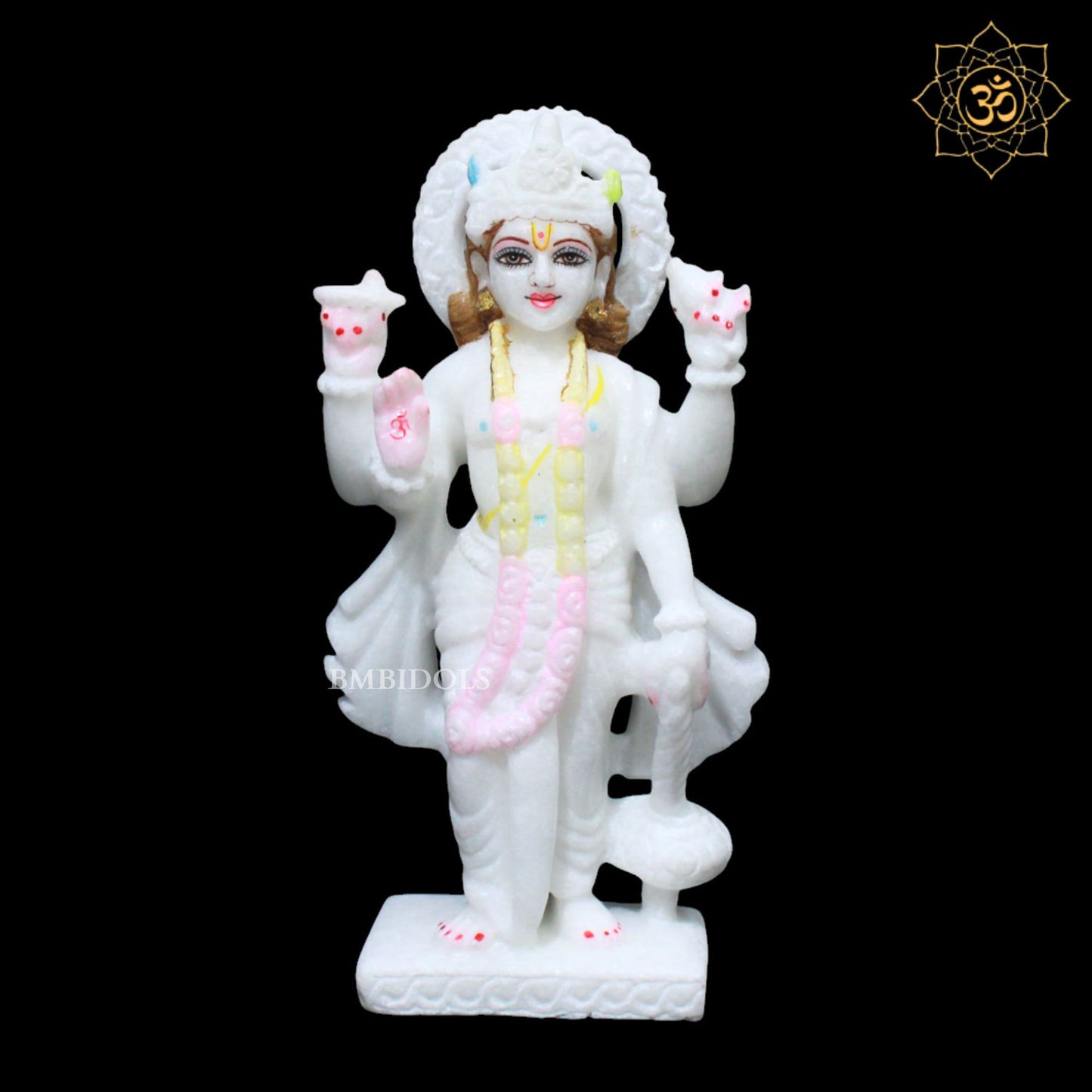 Lakshmi Narayan Marble Murti in 9inches for Makrana Marble