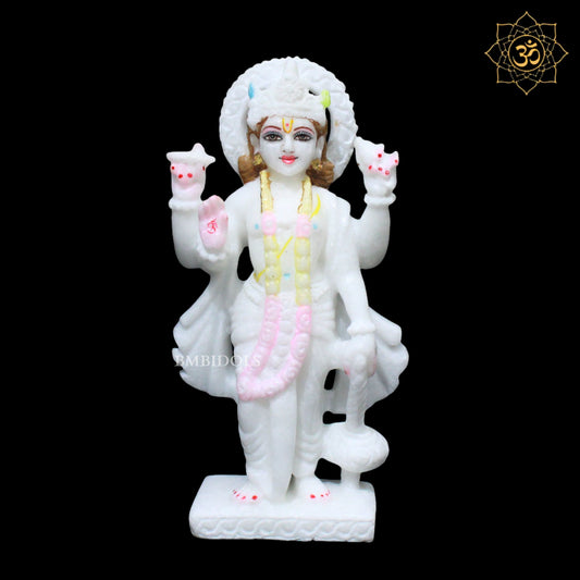 Lakshmi Narayan Marble Murti in 9inches for Makrana Marble