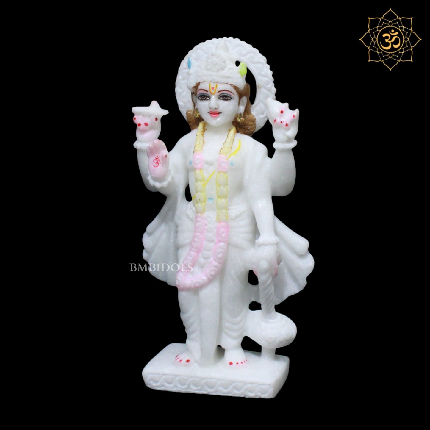 Lakshmi Narayan Marble Murti in 9inches for Makrana Marble