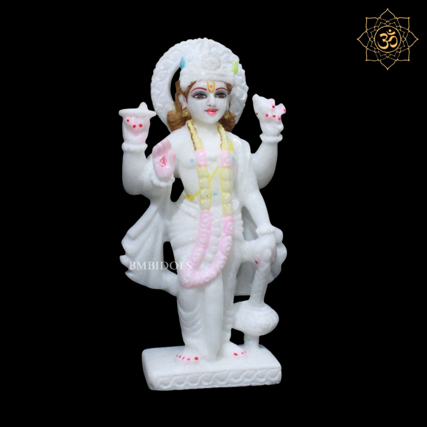 Lakshmi Narayan Marble Murti in 9inches for Makrana Marble