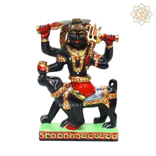 Kal Bhairav Baba in Blackstone for Homes and Temples in 9inches