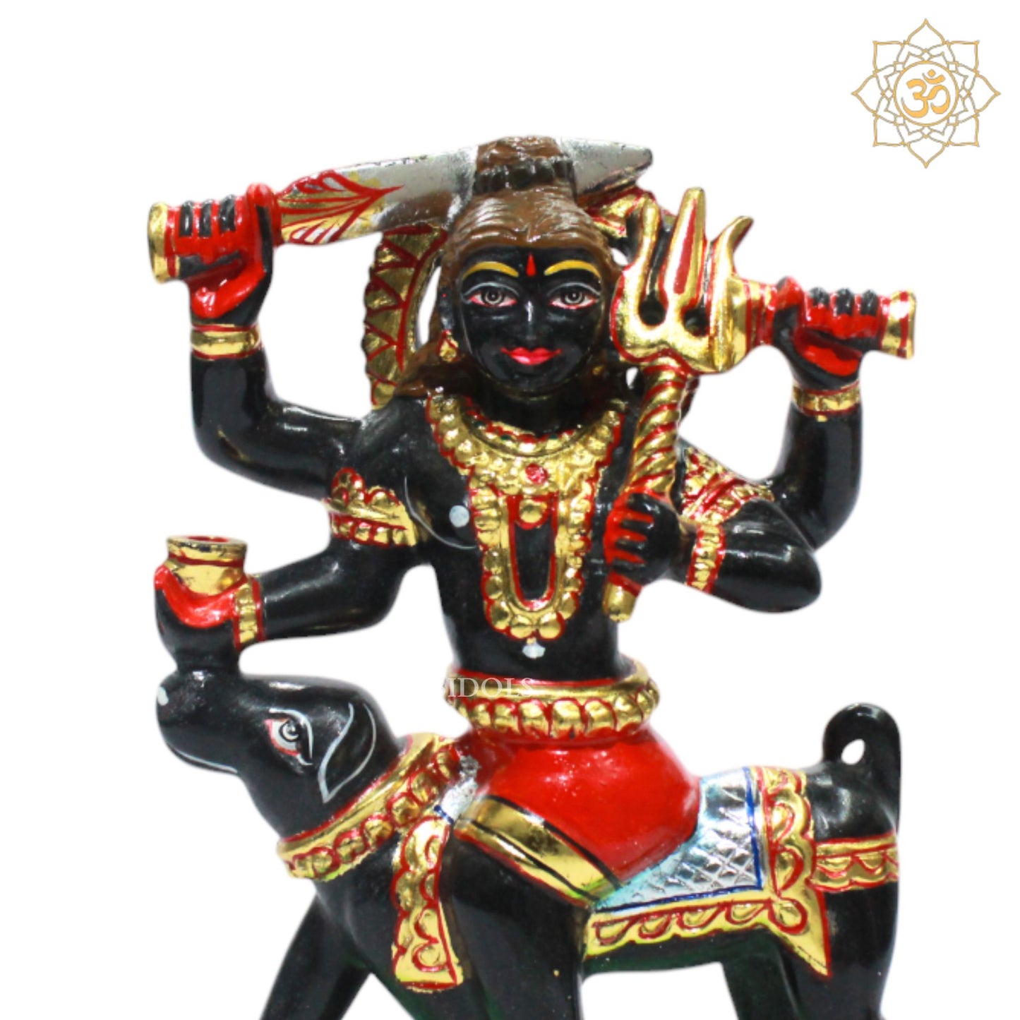 Kal Bhairav Baba in Blackstone for Homes and Temples in 9inches
