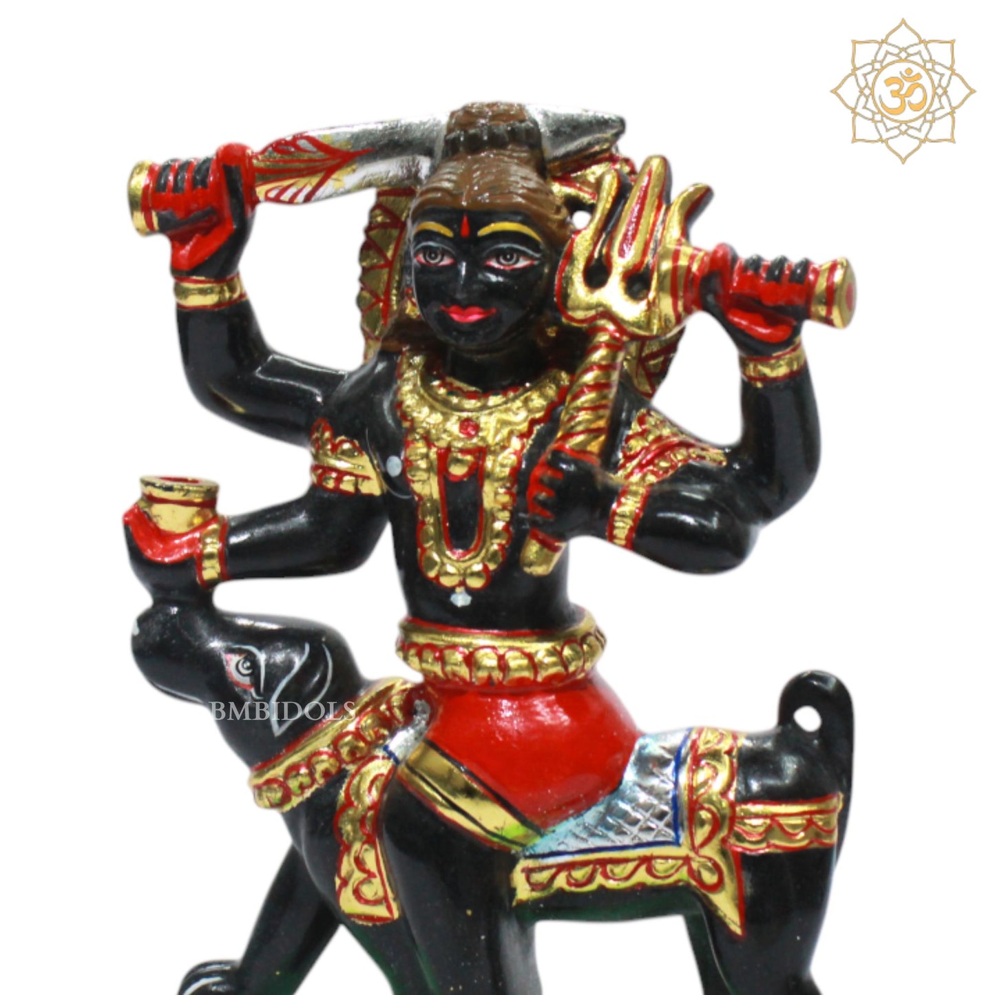 Kal Bhairav Baba in Blackstone for Homes and Temples in 9inches
