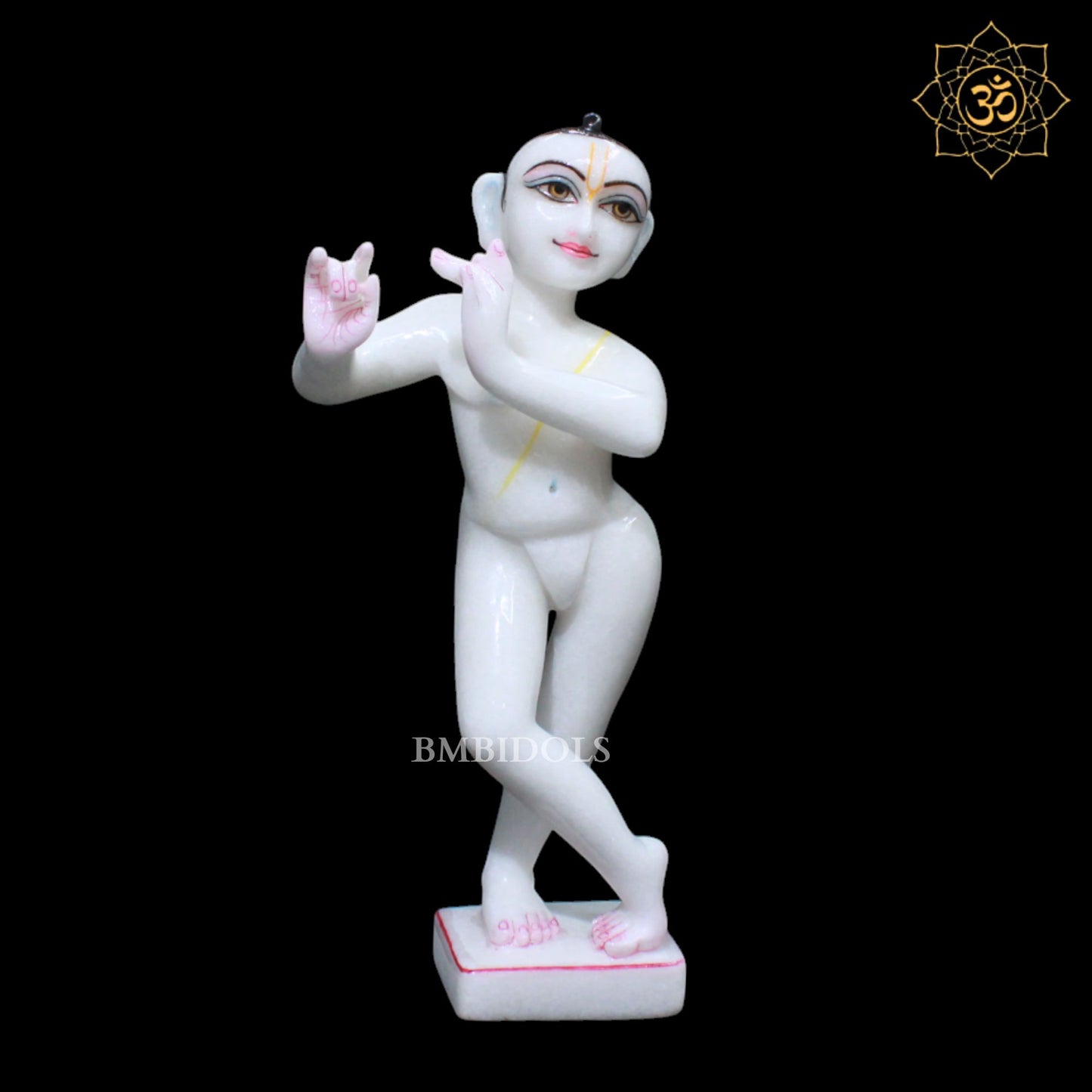 Iskcon Radha Krishna Marble Murti for Ghar Mandirs - 1feet
