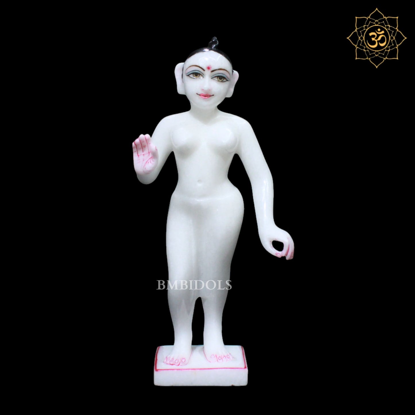 Iskcon Radha Krishna Marble Murti for Ghar Mandirs - 1feet