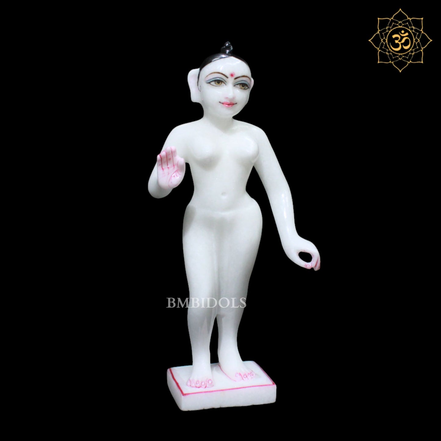 Iskcon Radha Krishna Marble Murti for Ghar Mandirs - 1feet