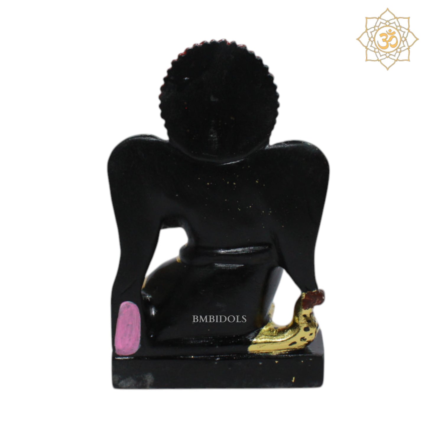 Black Stone Garud Statue for Home and Temple in 9inches