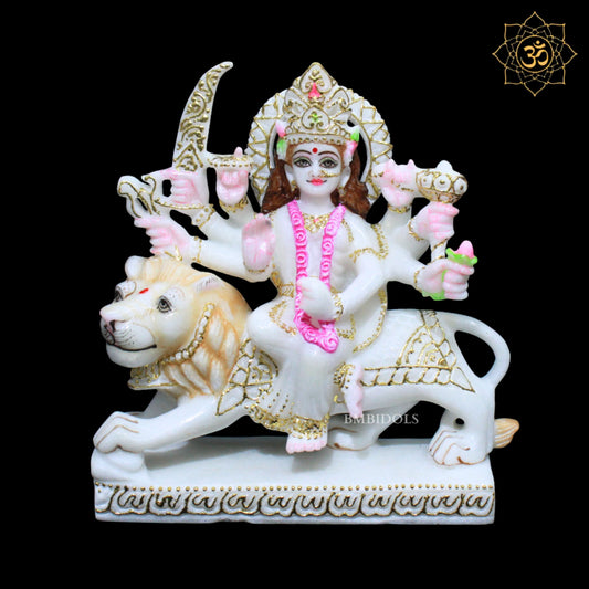 Durga Mata Murti for Homes and Temples in 9inch