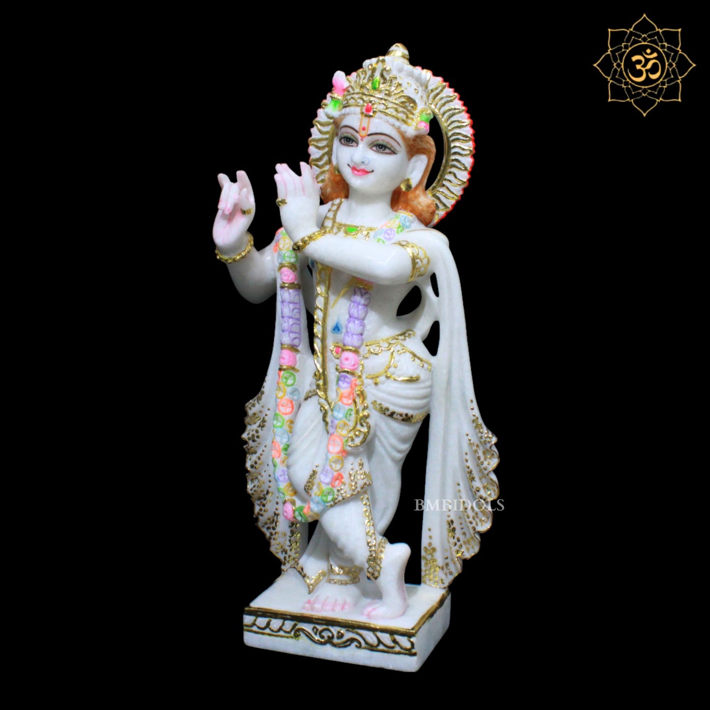Radha Krishna Marble Murti in 18inches in Makrana Marble