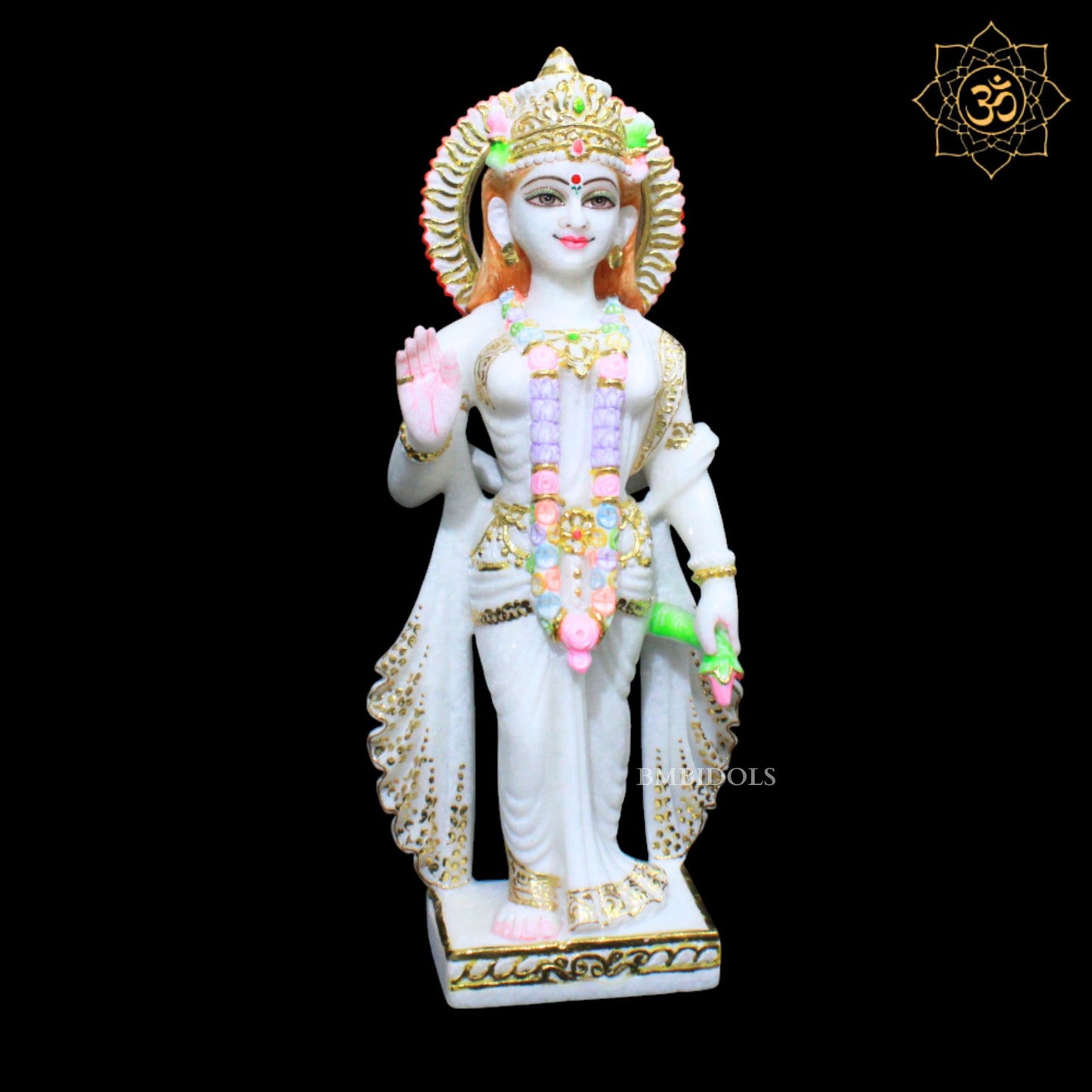 Radha Krishna Marble Murti in 18inches in Makrana Marble