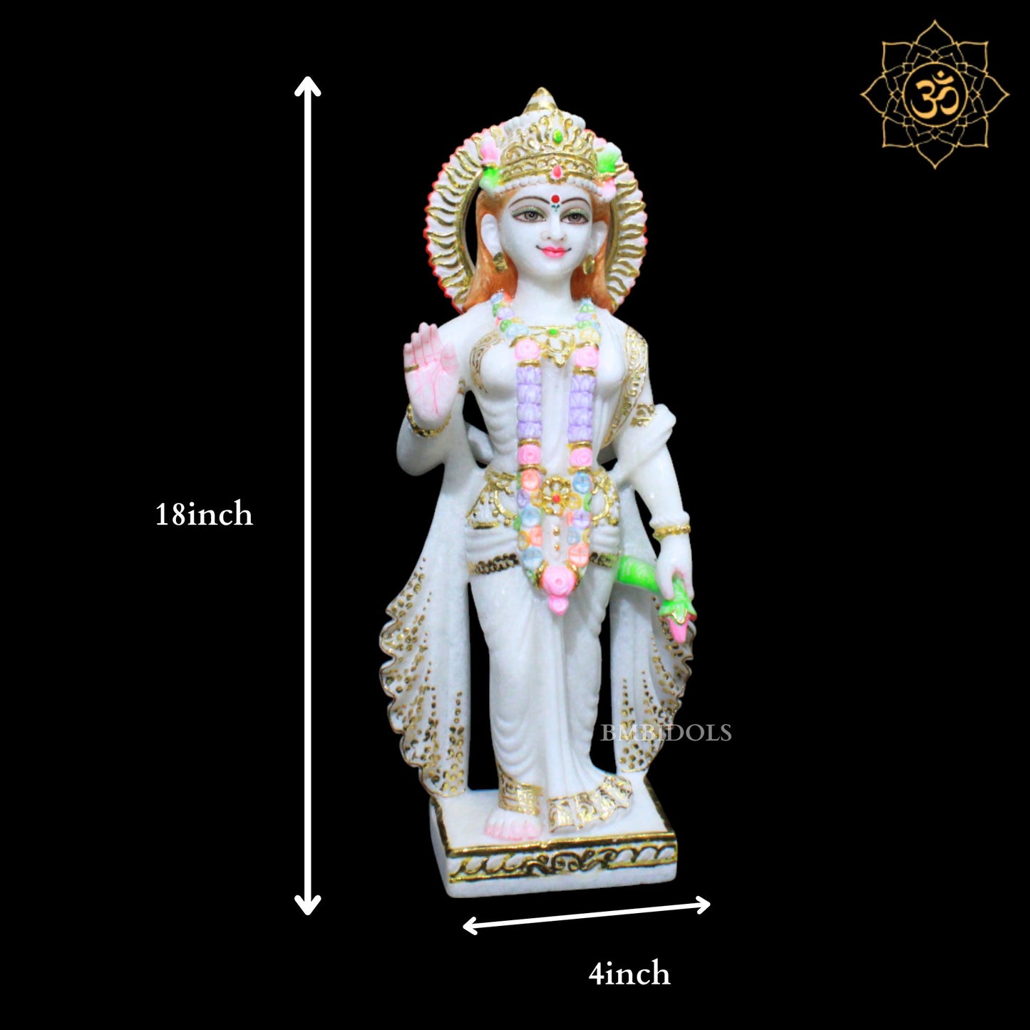 Radha Krishna Marble Murti in 18inches in Makrana Marble