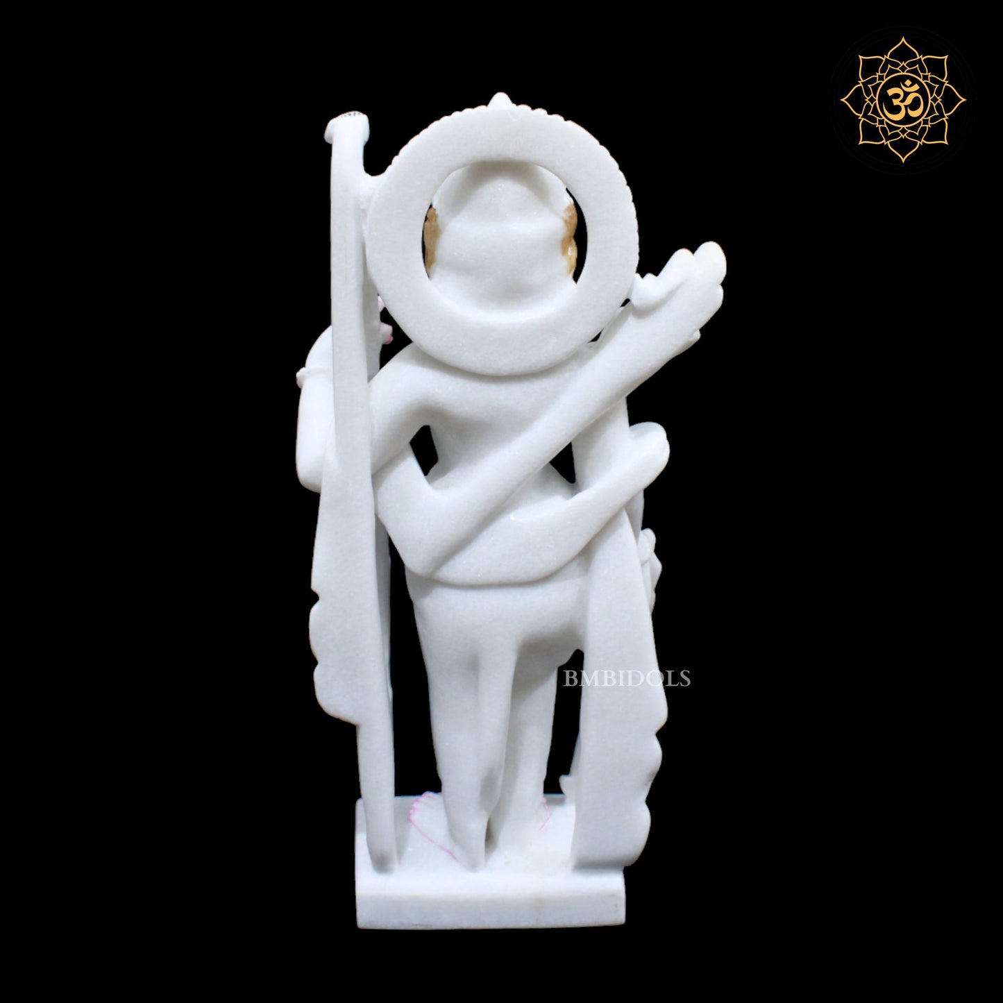 18inch Marble Ram Darbar Statue in Makrana Marble for Homes and Temples