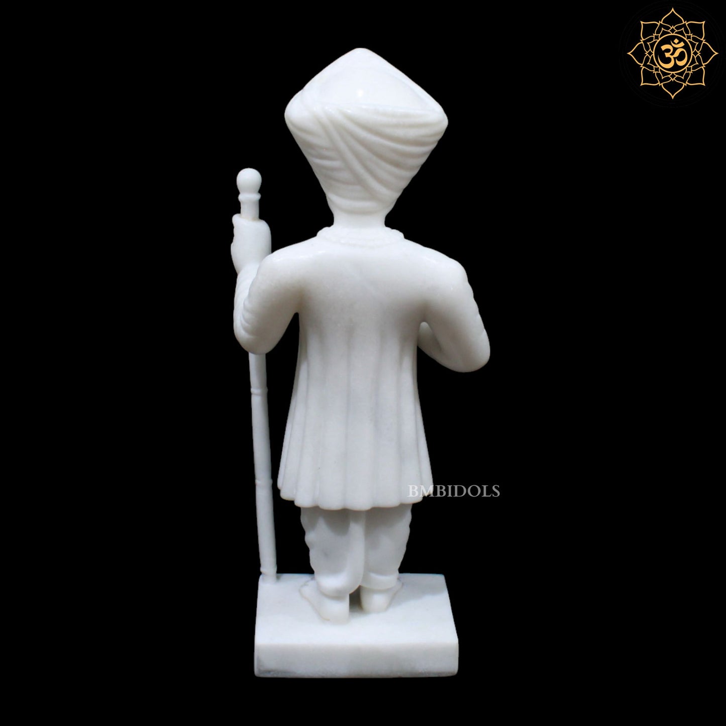 Jalaram Bapa Statue in Makrana Marble for Homes and Temples in 15inches