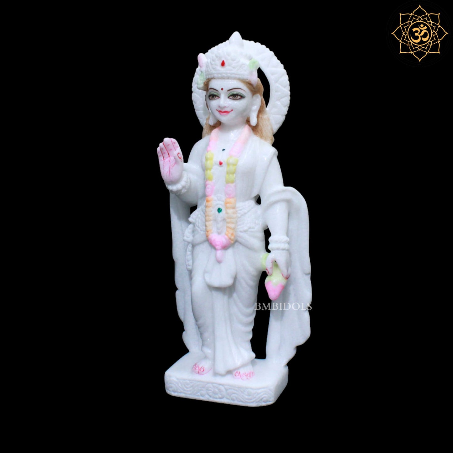 Lakshmi Narayan Marble Murti in Standing Posture in 15inch