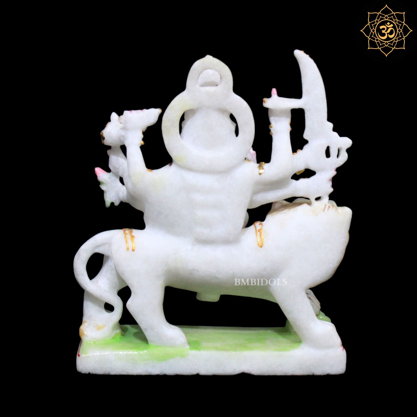 Marble Durga Murti for Ghar Mandirs in 6inches