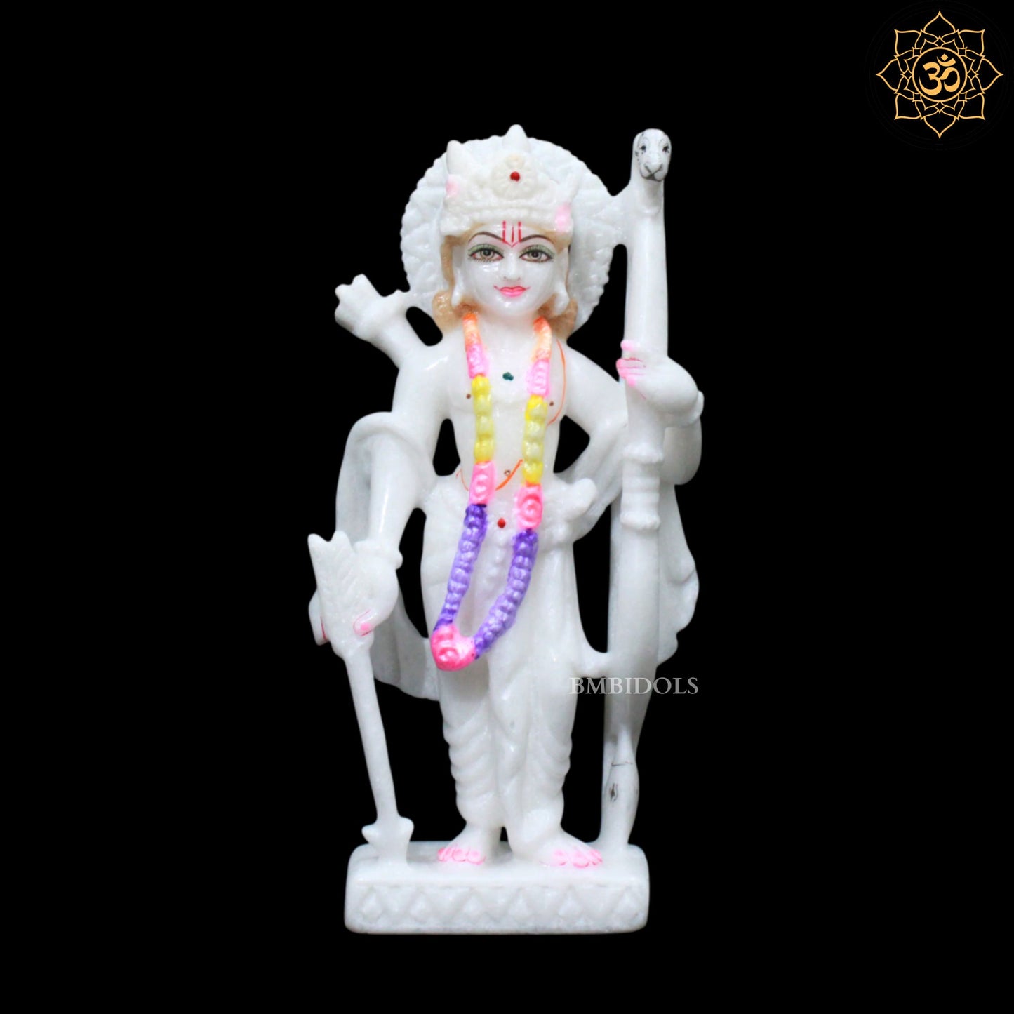 Ram Darbar Marble Murti for Homes and Temples in 9inches