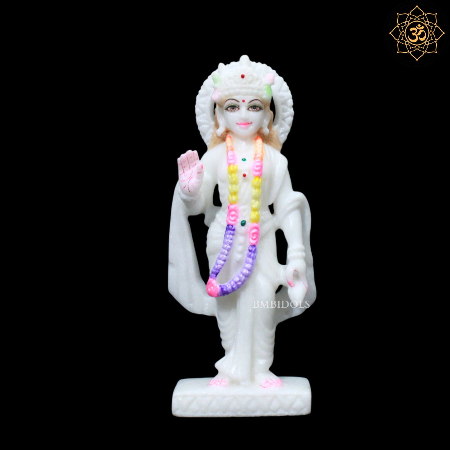 Ram Darbar Marble Murti for Homes and Temples in 9inches