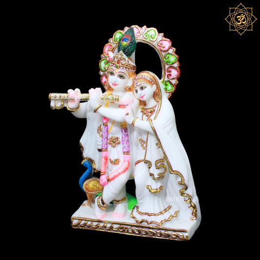 Jugal Radha Krishna for Homes and Temples in 12inches