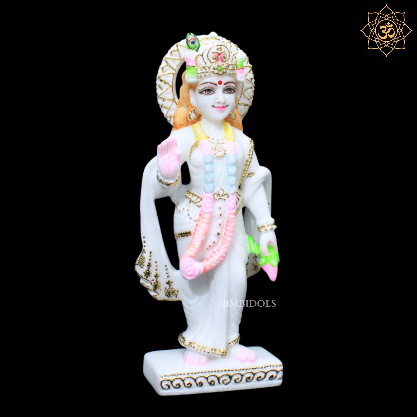 Ram Darbar Marble Murti for Homes and Temples in 12inches in Makrana Marble