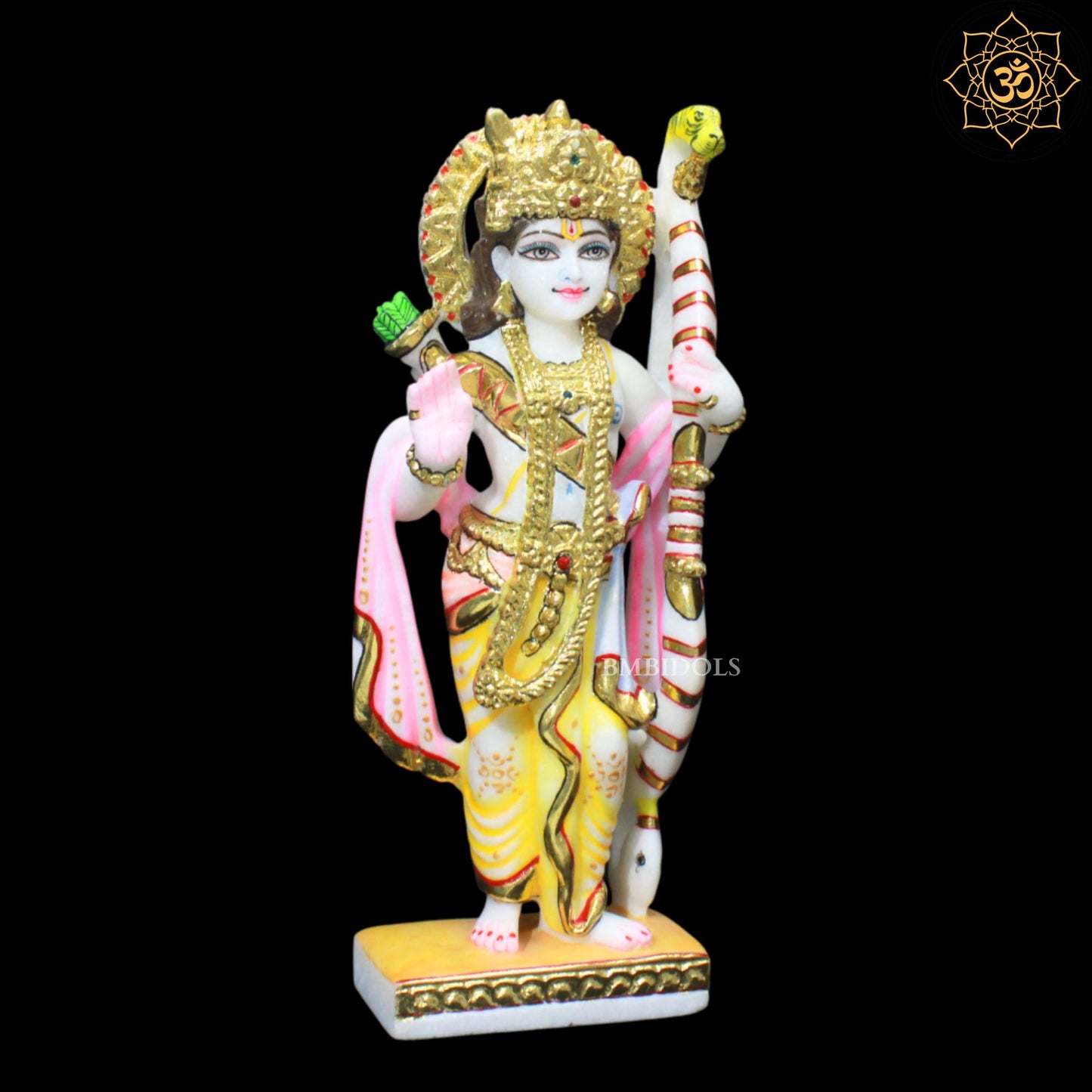 Ram Darbar Marble Statue for Homes and Temples in 1feet