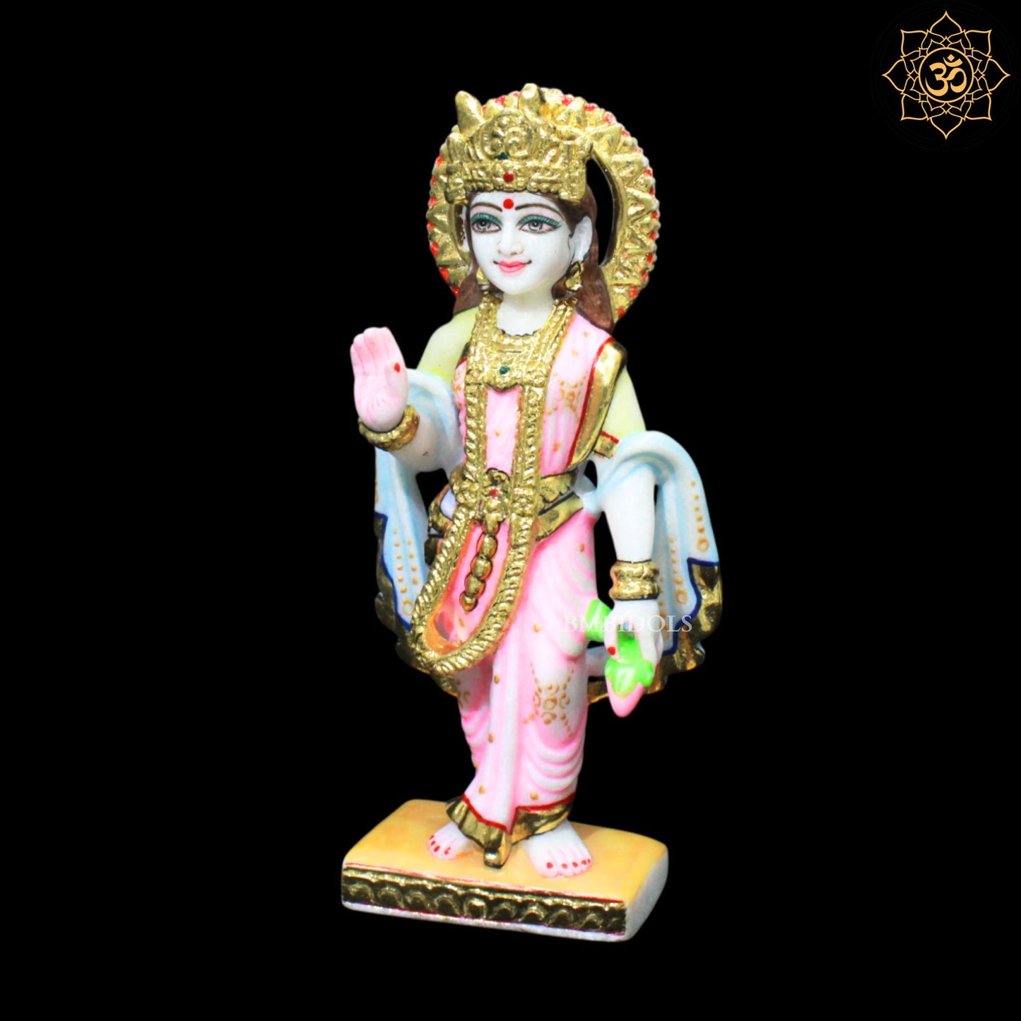 Ram Darbar Marble Statue for Homes and Temples in 1feet