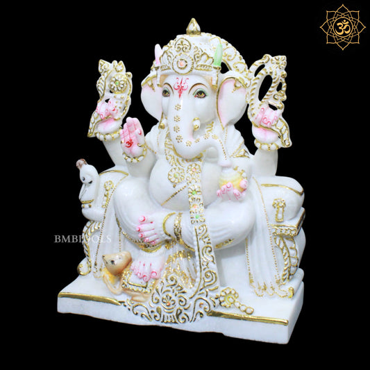 Special Marble Ganesh Murti for Homes and Temples in 18inches