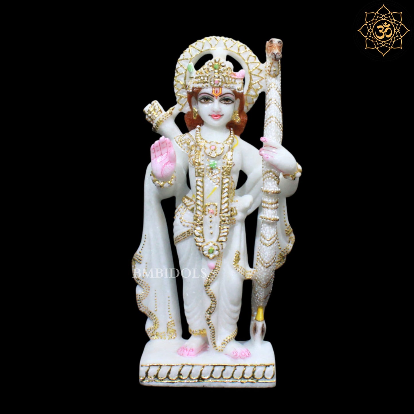 Ram Darbar Marble Idol for Pooja in Ghar Mandirs in 1feet