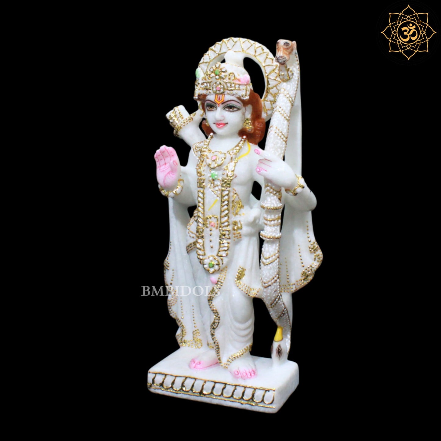 Ram Darbar Marble Idol for Pooja in Ghar Mandirs in 1feet