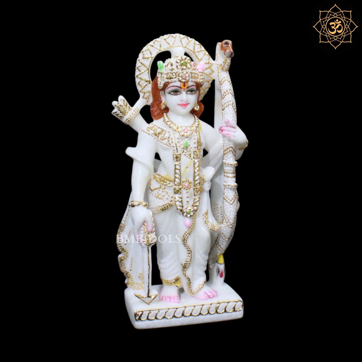 Ram Darbar Marble Idol for Pooja in Ghar Mandirs in 1feet