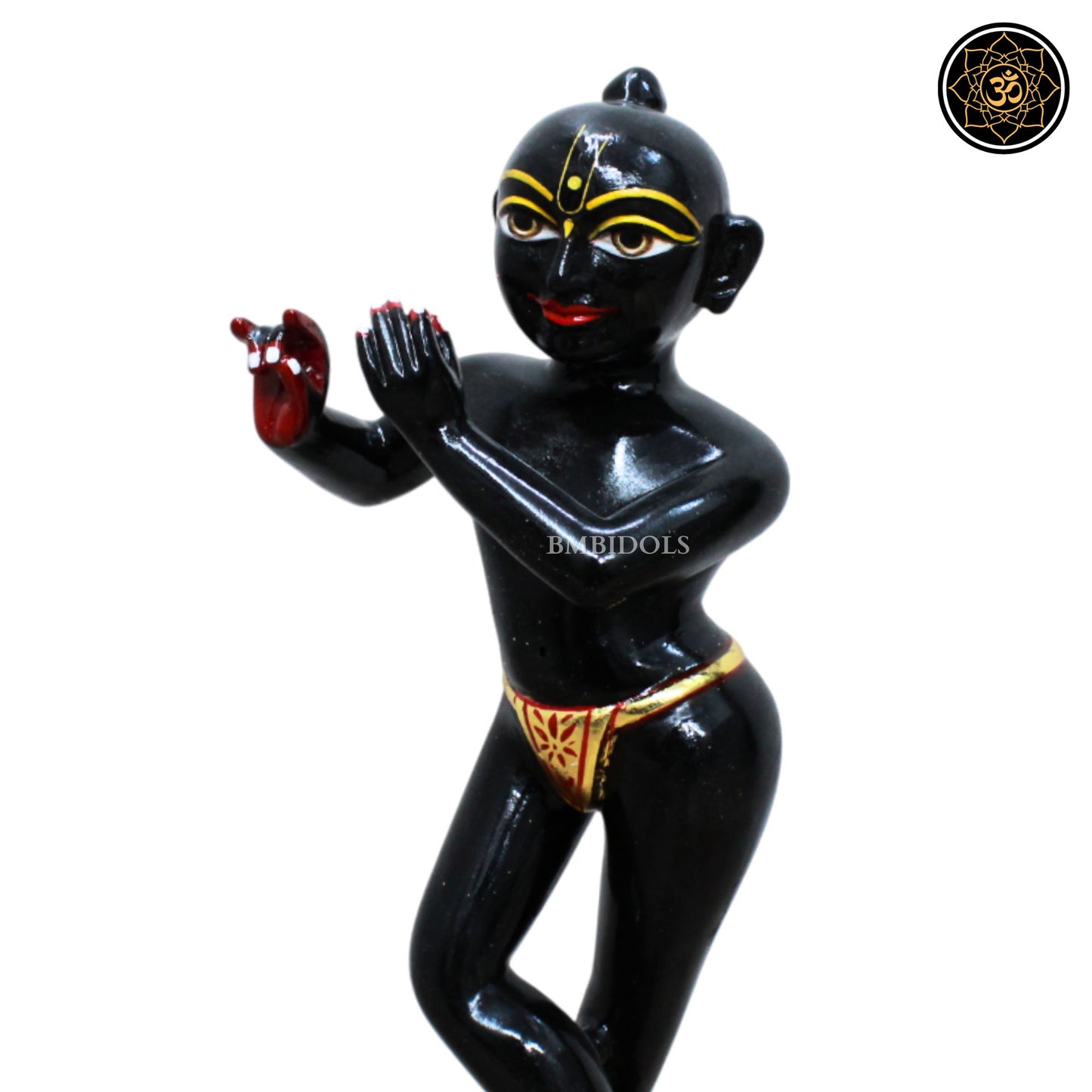 Marble Krishna Statue in Radha Raman Style in 12inches