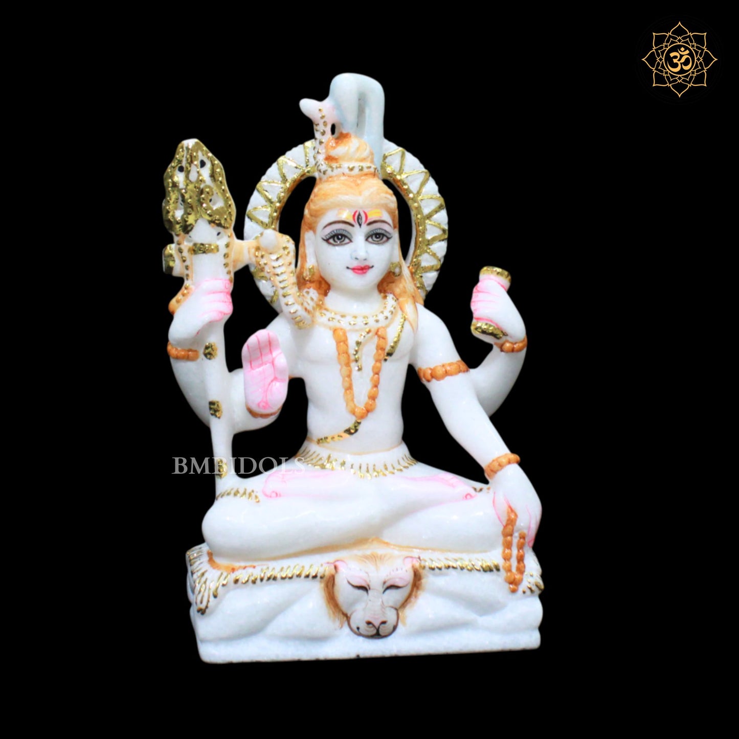 Marble Shiva Murti for Homes and Temples in 9inches