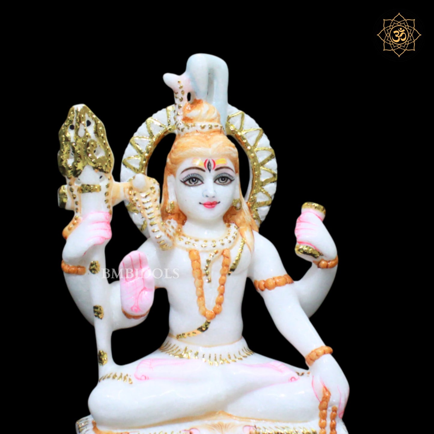 Marble Shiva Murti for Homes and Temples in 9inches