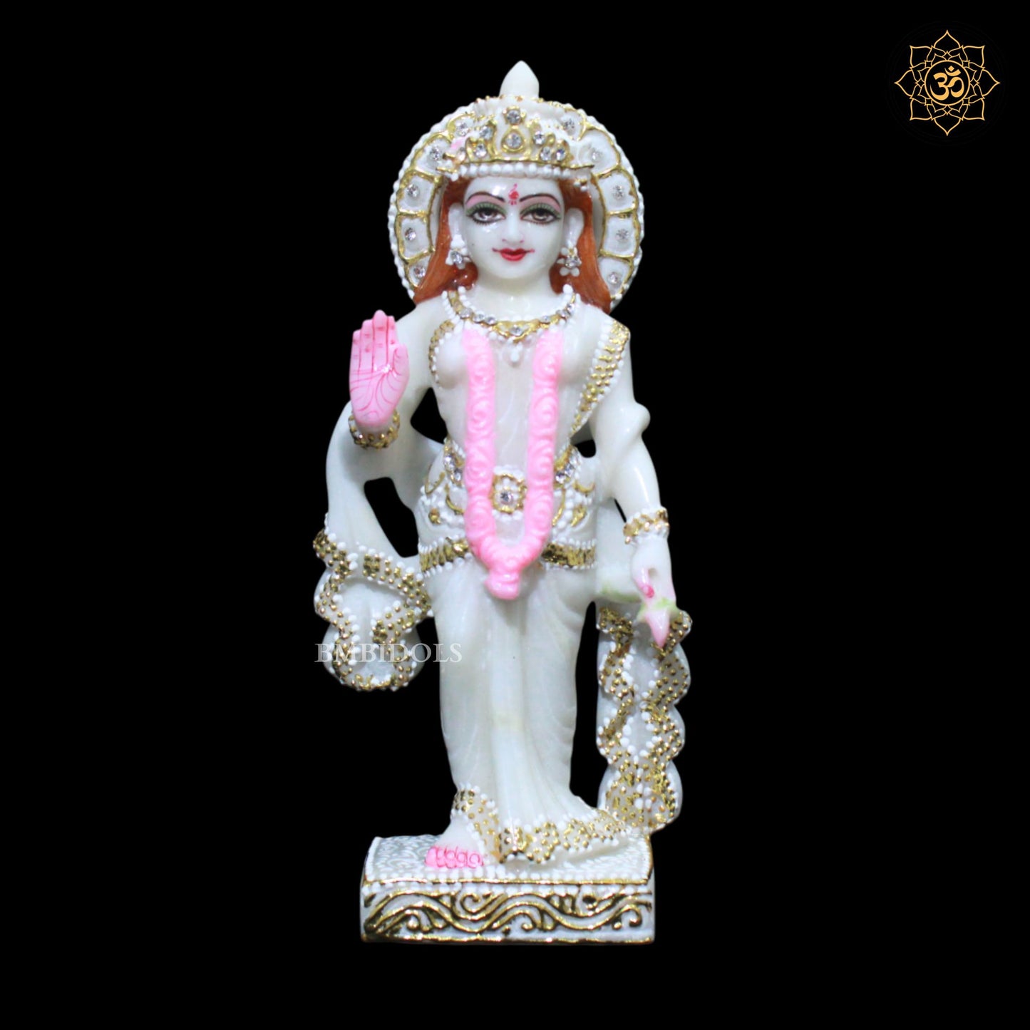 Radha Krishna Marble Murti in 9inches in Makrana Marble