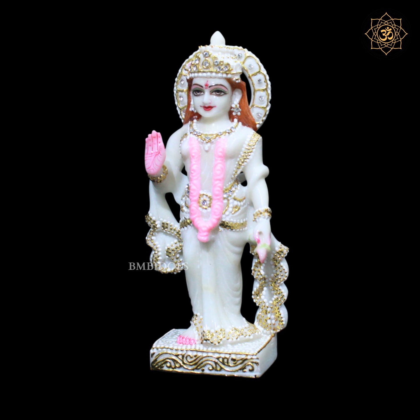 Radha Krishna Marble Murti in 9inches in Makrana Marble