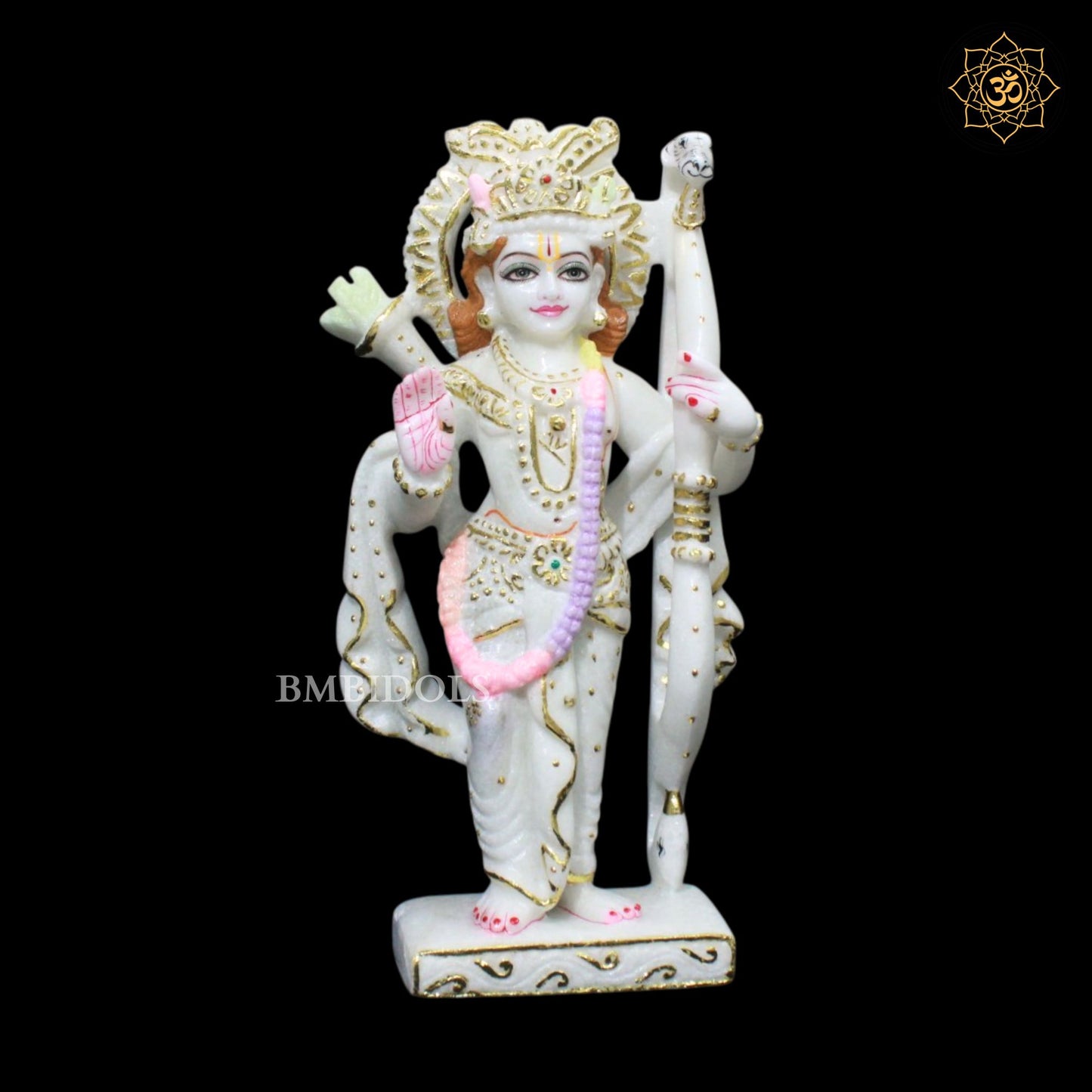 12inches Special Ram Darbar Marble Statue in Makrana Marble