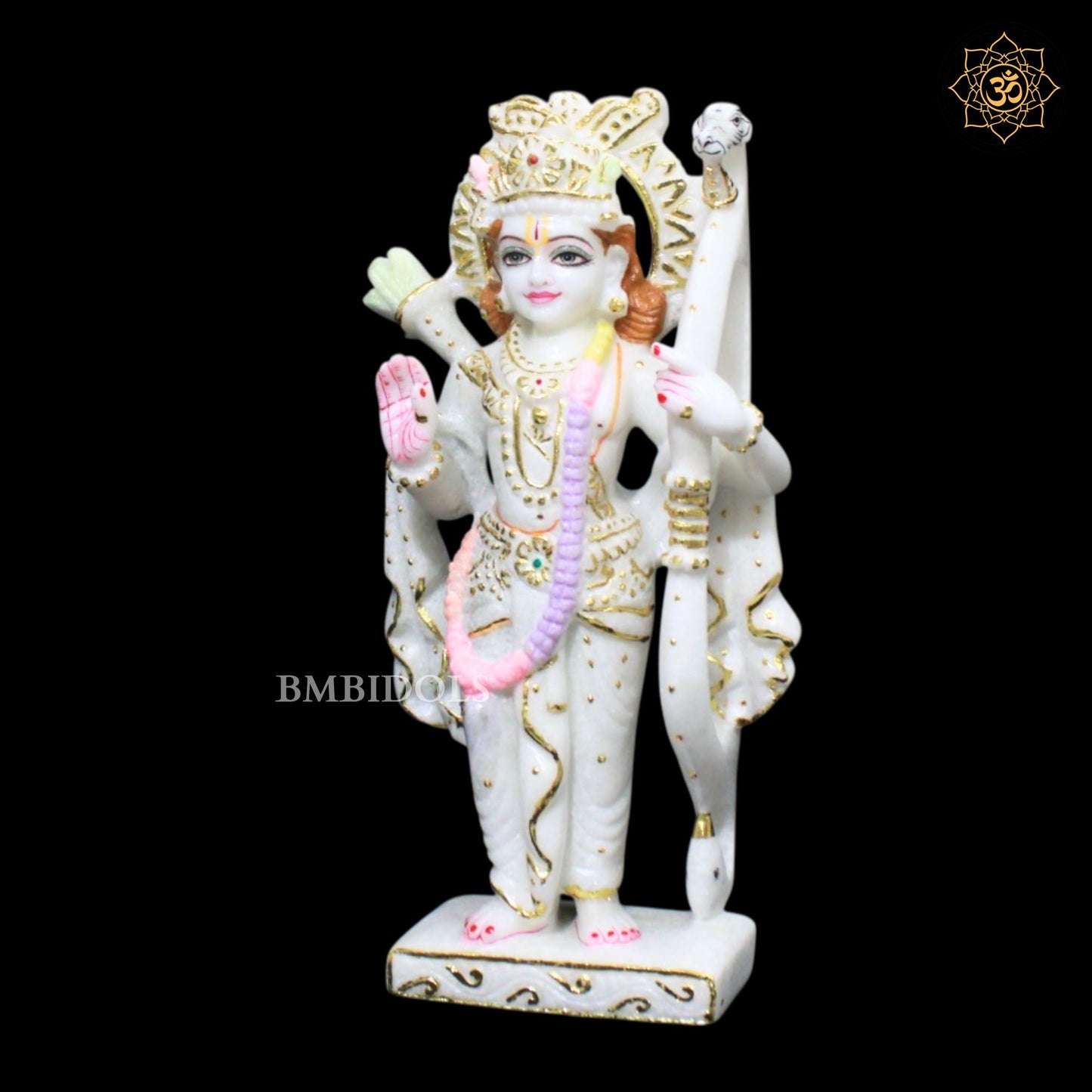 12inches Special Ram Darbar Marble Statue in Makrana Marble