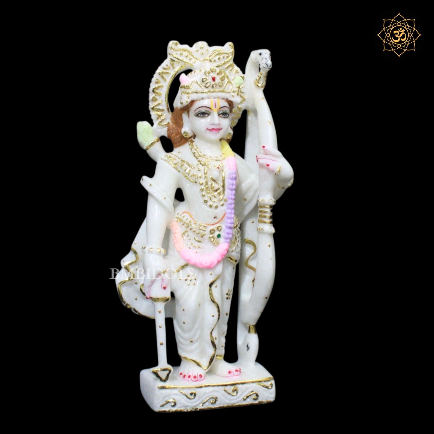 12inches Special Ram Darbar Marble Statue in Makrana Marble