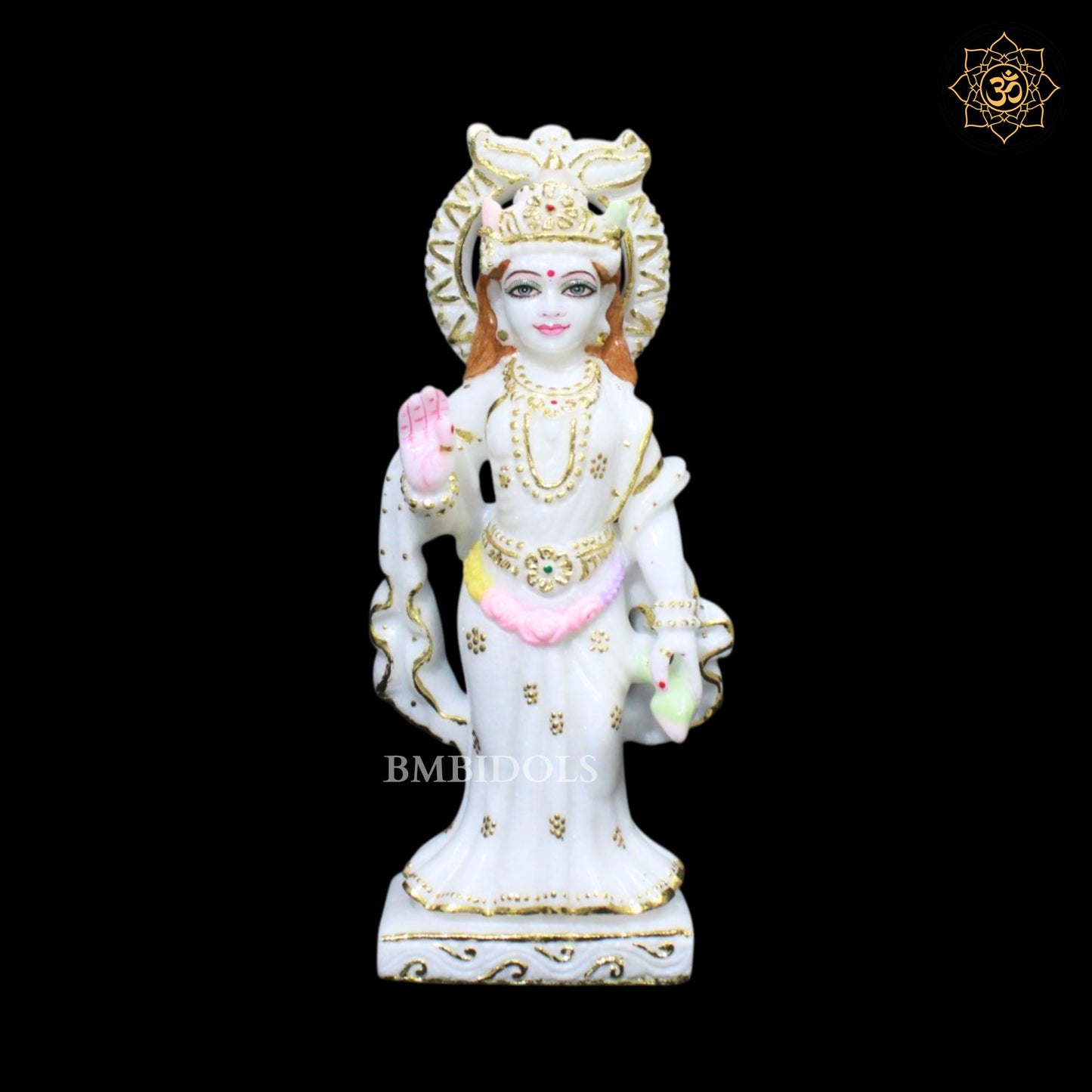 12inches Special Ram Darbar Marble Statue in Makrana Marble