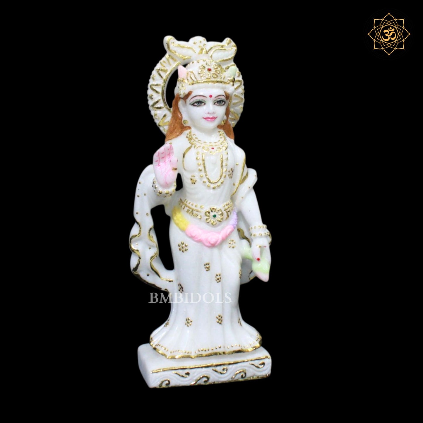 12inches Special Ram Darbar Marble Statue in Makrana Marble