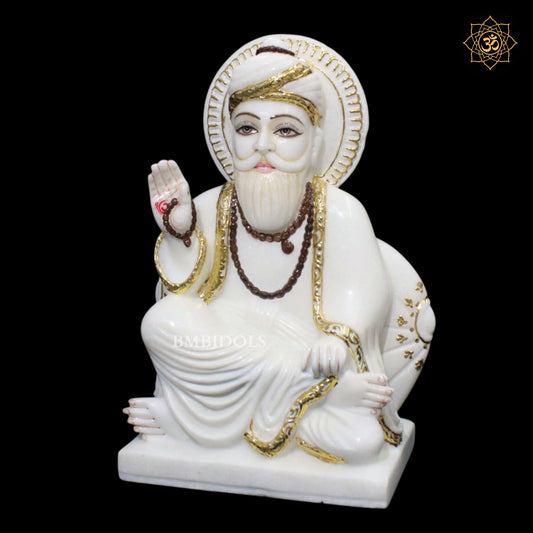 Marble Guru Nanak Dev Ji Murti in 12inches