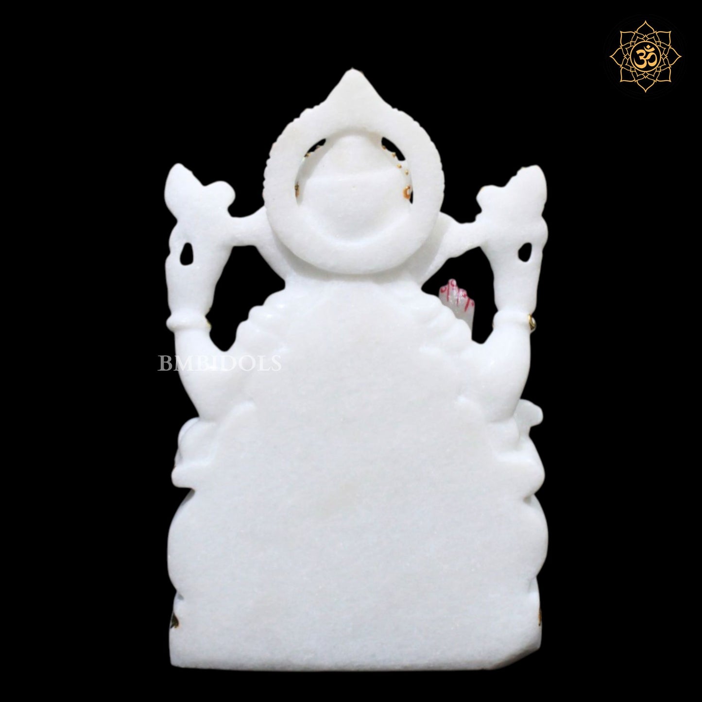 Ganpati Bappa Marble Murti in 9inches in Makrana Marble