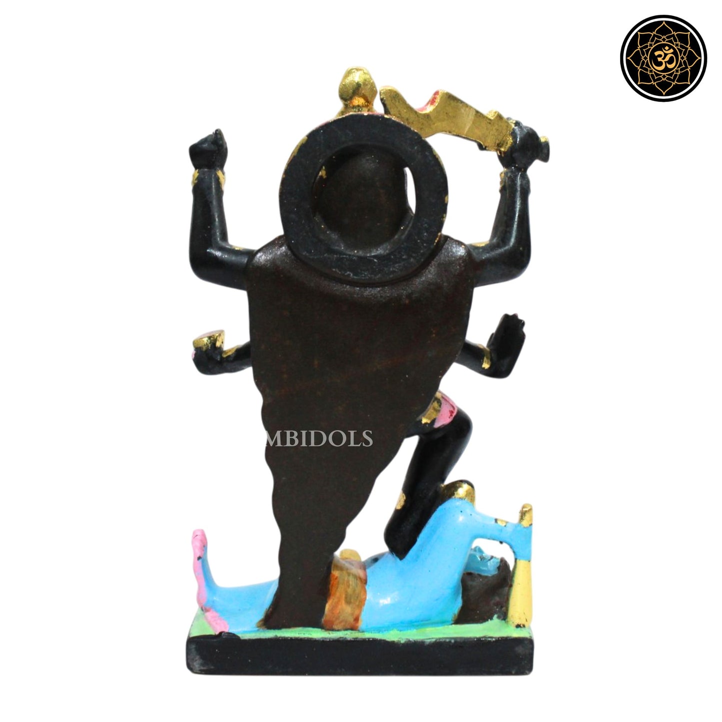 Mahakali Maa Murti in Black Stone in 9inches