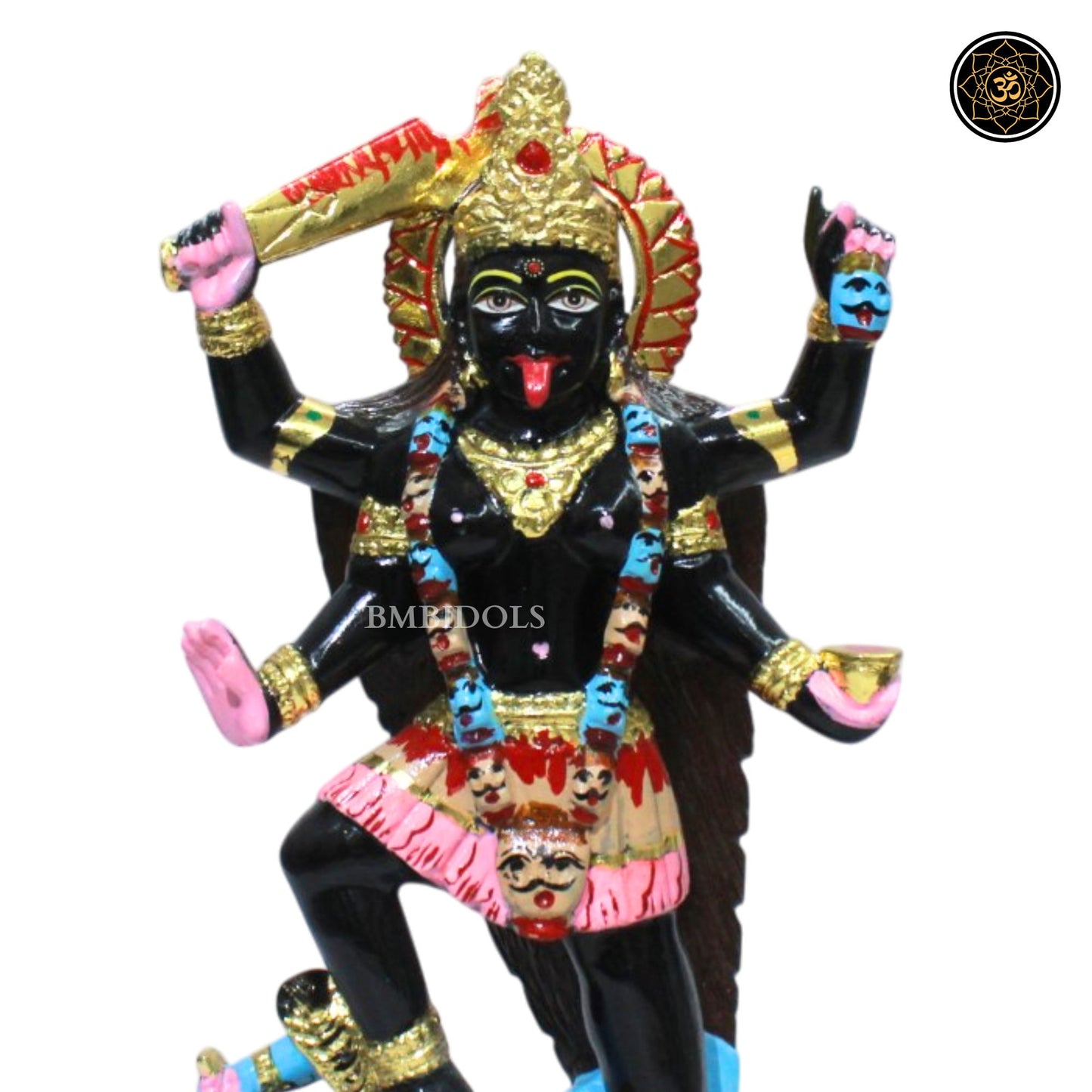 Black Stone Mahakali Murti for Ghar and Mandirs