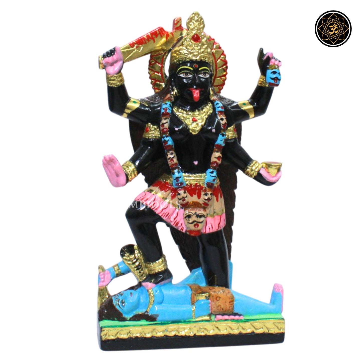 Black Stone Mahakali Murti for Ghar and Mandirs