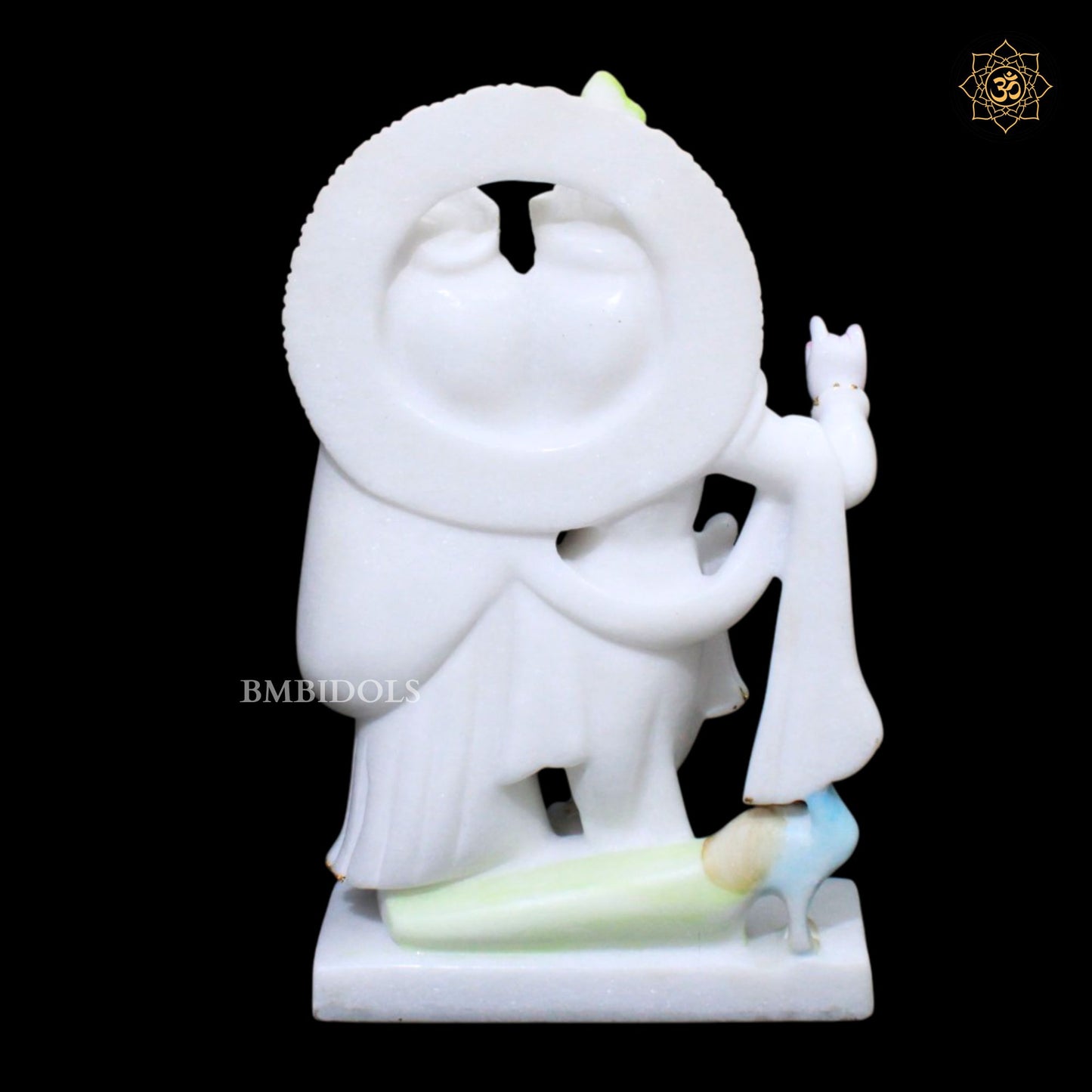 12inches Radha Krishna Marble Murti in 1feet for Pooja and Decorations