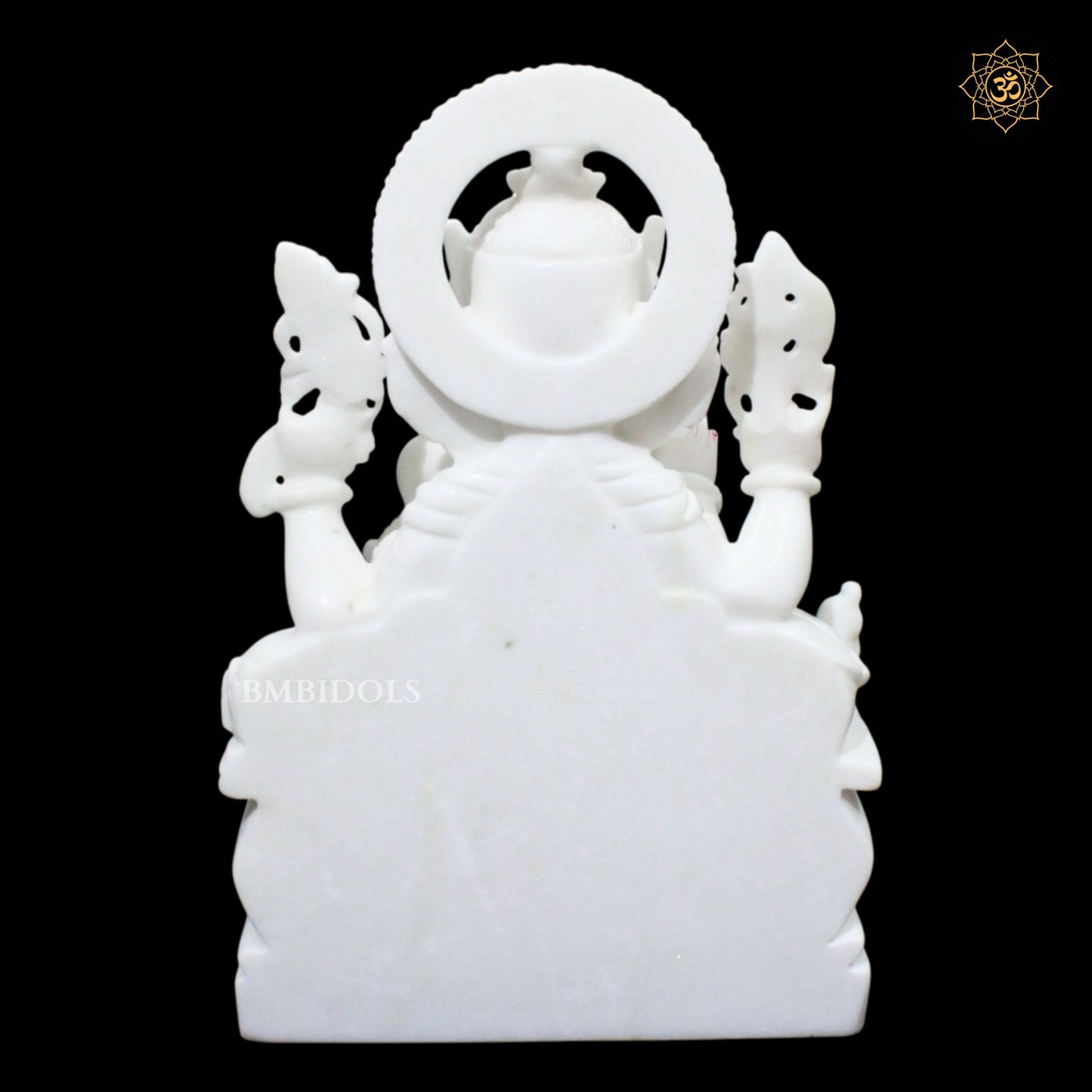 18inch Antique Ganesh Marble Murti with Special Design